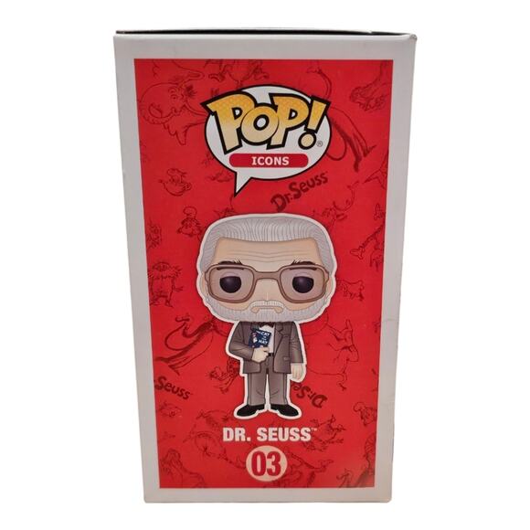 Funko Pop! Icons Vinyl: Dr. Seuss - Dr. Seuss #03 BOX Damage - Picture 5 of 11